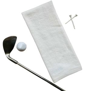 Serviettes de golf du fabricant, dernier style, légères, séchage rapide, pour l'entraînement et l'exercice, couleur unie - Product Image 1