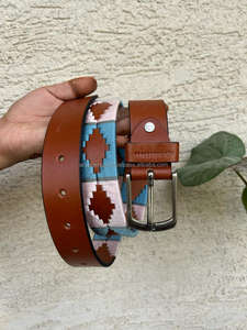 Nuevo elegante e informal hecho a mano de cuero genuino Real cinturón clásico para hombres personalizado grano completo desgastado cinturón de cuero Real para hombres - Product Image 2