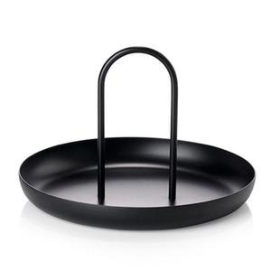 Plateau de service roulant en acier inoxydable doré, simplicité élégante, pour le camping et le rangement - Product Image 1