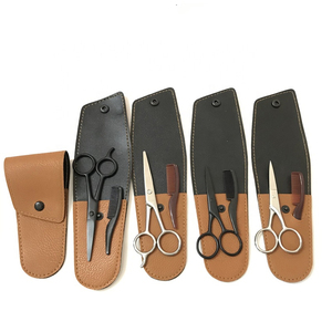 2026 Stainless Steel 5 Inches Nose Hair & Beard Trimming <b>Scissors</b> Thinning Shears For Salon Hair Cutting - Product Image 5