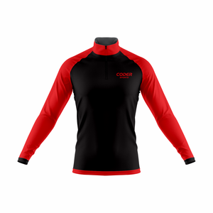Chaqueta y Pantalones Deportivos Negros y Rojos con Sublimación Completa de la Mejor Calidad, Traje de Entrenamiento de Fútbol, Chándal para Hombre - Product Image 1