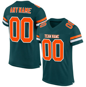 Custom Unisex American Football Jersey Short Sleeve Private <b>Label</b> Summer Team <b>Name</b> Breathable Quick Dry Heat-Transfer Printing - Product Image 2
