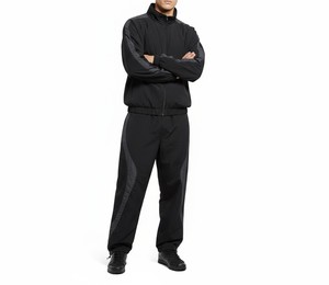 Custom Men's Vintage <b>90s</b> Color Block Plus Size Lightweight Winter Casual 2-in-1 Cotton Shell <b>Tracksuit</b> Set - Product Image 4