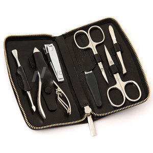 Nomzi Professional 7pcs Luxury Nail Manicure & <b>Pedicure</b> <b>Set</b> with 3-in-1 Nail Clipper Portable & Durable Stainless Steel Tools - Product Image 4