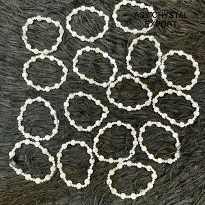 Factory Sale New Fashion <b>Rainbow</b> Moonstone Gemstone <b>Bracelet</b> Handmade Elastic Crystal Jewelry For Men Women Wholesale Supplie - Product Image 5