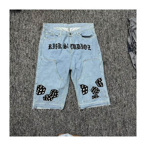 Shorts de Mezclilla Bordados de Alta Calidad al Por Mayor para Hombre, Nueva Llegada 2026, Shorts de Mezclilla para Hombre en Venta - Product Image 1