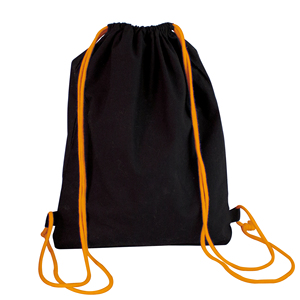 150 GSM 100% Cotton <b>Canvas</b> Black Custom Cinch Outdoor Travel Draw String Sport Gym Sack <b>Drawstring</b> Backpack <b>Bag</b> - Product Image 5