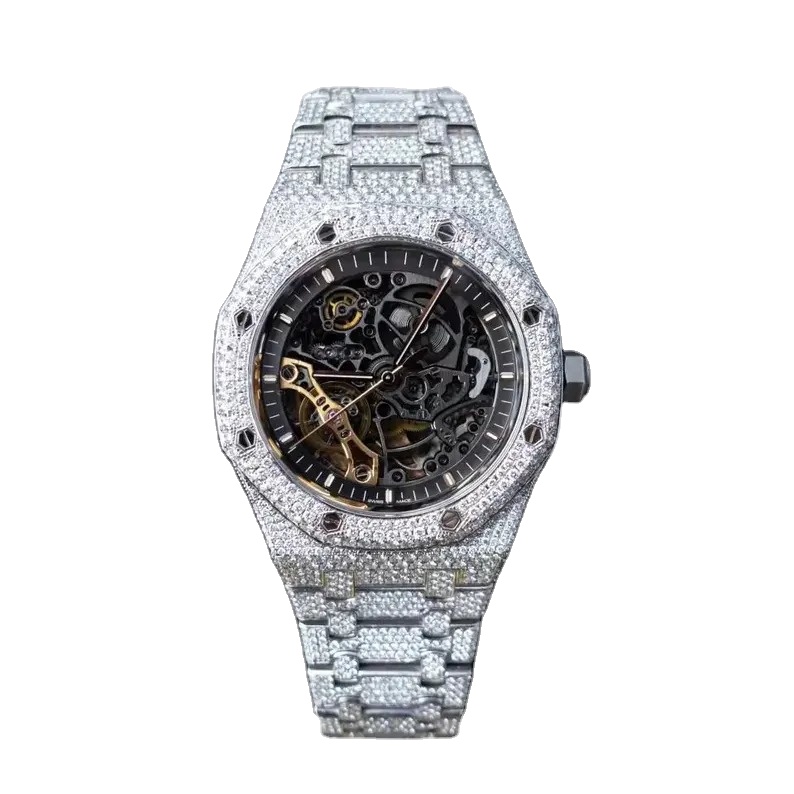 Two Tone Audemars Piguet Iced Out Skeleton Ap Skeleton Tone Shop