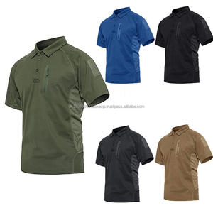 Camisas Masculinas Personalizadas con Logotipo, Camiseta de Cuello Redondo, Seguridad, Fitness, Táctica, Aire Libre, Poliéster, Polo para Hombre - Product Image 6