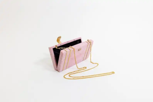 Handbags Ladies Resin Luxury Fashion Hand-painted Square Evening <b>Clutch</b> Bag From Uttar Pradesh by FAIZA CRAFT - Product Image 4