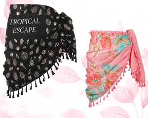 Custom Printed Polynesian <b>Sarong</b> Hawaiian Pareo Lightweight Beach <b>Wrap</b> Tropical Resort Wear OEM ODM Clothing Factory - Product Image 1