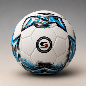 Ballon de football OEM ODM blanc, rouge, noir, imprimé, unisexe, adulte, séchage rapide, ballon de sport - Product Image 1