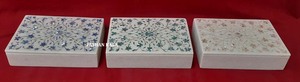 Designer Look 2023 Hot Inlay <b>Boxes</b> of Jewelry by Handicraft Most Demanding Mother of Pearl Marble Gift and Sale Manufacturing - Product Image 4
