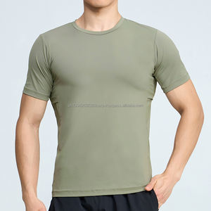 Camiseta Deportiva Lisa de Poliéster con Spandex, Personalizable con su Logotipo, para Hombre, para Impresión - Product Image 1