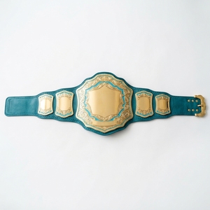Ceinture de championnat personnalisée pour la lutte, la boxe, les sports, les trophées, les récompenses, les compétitions, avec plaques métalliques, sangle en cuir, design personnalisé - Product Image 4