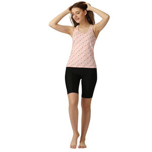 Chaleco sin mangas para mujer, con estampado digital, cuello redondo, corte holgado, fabricado por OEM, con logotipo personalizado, para uso casual de verano, al por mayor. - Product Image 4