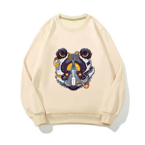 ชุดวอร์มโอเวอร์ไซส์คุณภาพดีที่สุดแบบใหม่ พิมพ์ลายโลโก้แบบ DTG บนผ้าฝ้าย 100% หนักแน่นพิเศษ - Product Image 4