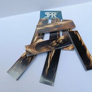 Plaques de manche de couteau en corne de buffle Gawa dorée de haute qualité pour la fabrication de couteaux artisanaux sur mesure - Product Image 5