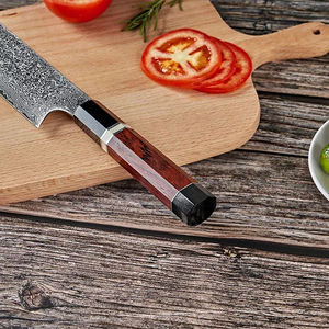 Couteau de chasse professionnel fait main en acier inoxydable avec manche en bois et étui en cuir, personnalisable OEM, garantie de 3 ans - Product Image 6