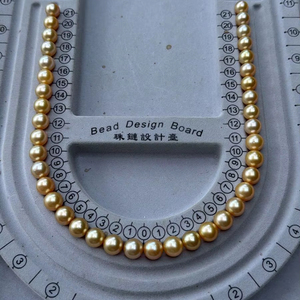 1 <b>set</b> of golden loose of south sea pearl for necklace use directly from local <b>farm</b> , Necklace <b>set</b>, A grade,pearl size 10mm - Product Image 1