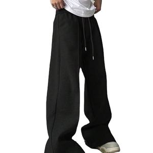 Fit Drawstring Waist Wide Leg Oversize <b>Sweatpants</b> New Arrival High Quality Men's Loose Woven 100% Polyester Straight Sporty 2026 - Product Image 2