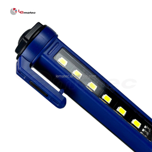 Lematec LED Work Pen Light 6x0.5W SMD Magnetic Clip Workshop Home Use Bright Illumination DIY Grade - Product Image 2