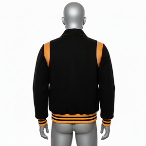 Wholesale Custom Letterman Varsity <b>Jacket</b> for Men-Winter <b>Waterproof</b> <b>Plus</b> <b>Size</b> Woolen Fabric with Custom Color & Logo Options - Product Image 2
