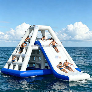 Jouets gonflables pour l'escalade aquatique avec toboggan, parc aquatique <span class=keywords><strong>gonflable</strong></span>, toboggan iceberg pour adultes - Product Image 2