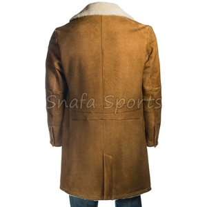 Most Popular Style Winter Collection <b>Shearling</b> Leather <b>Jacket</b> Fully Customized Great Personality <b>Men's</b> Faux Fur Leather <b>Jacket</b> - Product Image 4