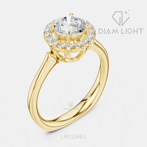Bague de mariage ronde 0,85 carat, bijoux fins, certifiée IGI, or blanc 14 carats, diamant de laboratoire, bague de fiançailles et d'anniversaire - Product Image 4
