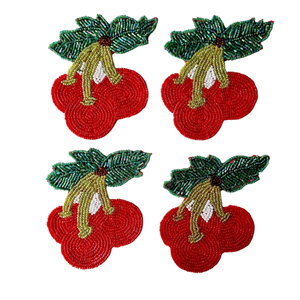 Modern Home Accent Reusable Traditional Art Beaded <b>Drink</b> <b>Coasters</b> Plant Shaped for Special Occasions - Product Image 6