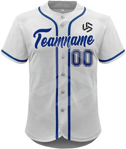 Custom Your Name Number Logo Men Button-Down Baseball Jerseys New Sports Design Breathable Baseball Jerseys - Product Image 2