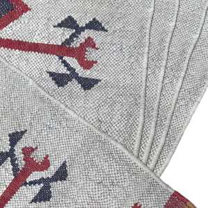 Tapis d'intérieur polyvalent tissé à la main en jute et laine, kilim pour salon, chambre et bureau - Product Image 5