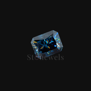 Diamante Sintético Suelto Stonewels Fancy Blue, Corte Radiante, Cultivado en Laboratorio, DEF VVS VS HPHT CVD, Certificado IGI, 1CT 2CT 3CT 4CT - Product Image 1