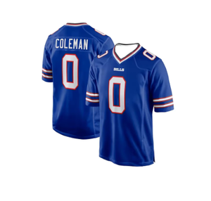 เสื้อฟุตบอลอเมริกัน Buffalo American Football Jersey Sportswear Training Team Jerseys Bill Allen No.10 3D Printed Number Series เสื้อที่ขายดีที่สุด - Product Image 5