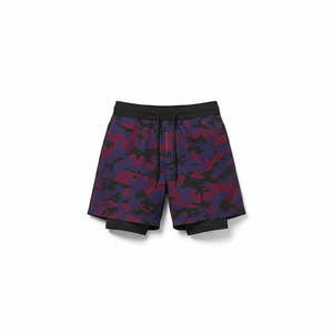 Shorts de sport décontractés pour hommes, double couche, été, gym, musculation, 2 en 1, fitness, entraînement - Product Image 1