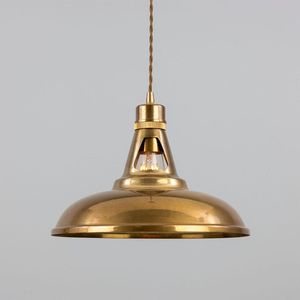 Brass Pendant <b>Light</b> Round Bowl Shape with Trendy Designed Round Shaped Pendant Hanging <b>Lights</b> for Decoration Uses - Product Image 1