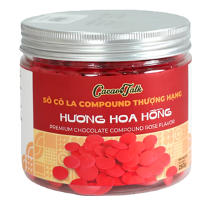 Chocolat Composé de Qualité Professionnelle OEM/ODM HALAL, Boutons de Chocolat Rose, Cacao 1KG, Vente Directe Fabricant pour Biscuits et Cookies - Product Image 1