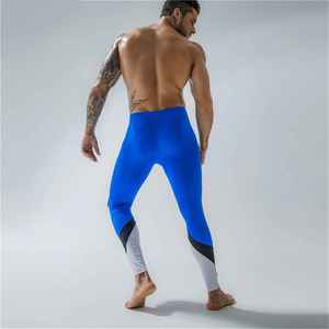 OEM Men's High Waist Compression Sport <b>Overalls</b>-Lightweight Waterproof Bonded Fabric Quick Dry Eco-Friendly Casual Running Pants - Product Image 6