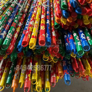 Escoba y fregona de madera de eucalipto Natural portátil 2 en 1 al por mayor, herramienta de limpieza interior ecológica ligera - Product Image 6