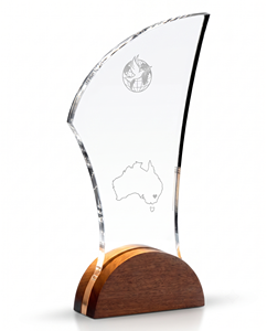 Medalla Híbrida de Acrílico Pulido y Bronce Personalizable para Reconocimiento Corporativo, Logros y Celebraciones - Duradera y Reciclable - Product Image 1
