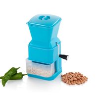 Veta Handmatige Plastic Chili Snijder Roestvrijstalen Groentesnijder Duurzame Droge Fruit Snijder Ergonomische Keukenhandgreep Meerdere Maten