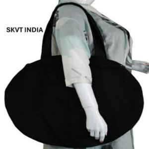 Sac fourre-tout personnalisé en coton 100 % écologique, grand, robuste, réutilisable, pour cadeaux, courses, plage, avec poignées supérieures - Product Image 5