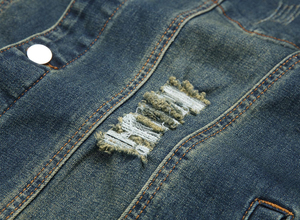 Chaqueta Vaquera Premium para Hombre, Diseño Casual y Urbano, Cuello Alto Cómodo, a Precio Accesible - Product Image 4