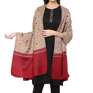 Wholesale Custom Made Long Winter Scarfs/Shawls <b>for</b> Adults Bulk Quantity Solid <b>Pattern</b> Wool Material High Quality Custom Shawls - Product Image 1