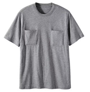 เสื้อยืดคอตตอนเชฟแบบกำหนดเองสำหรับผู้ชาย มีกระเป๋าคู่ ปักลาย ชุดทำงานสำหรับพนักงานร้านอาหาร โรงแรม สกรีนลาย ขายส่ง - Product Image 3