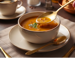 Ensemble de couverts élégants en or pour table à manger, acier inoxydable de qualité supérieure, anti-rouille, pour la maison, la cuisine, les mariages, les fêtes et les hôtels - Product Image 6