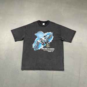 Camiseta Casual de Algodón 100% para Hombre, con Estampado Serigrafiado, de Secado Rápido - Product Image 1