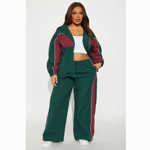Custom Logo Women Windbreaker Shorts Set Wholesale Blank Orange <b>Tracksuit</b> Two Piece Zipper Jacket Activewear Casual Solid - Product Image 6