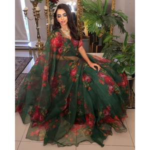 Conjunto elegante Lehenga Choli para mujer de diseñador para fiesta - Product Image 2